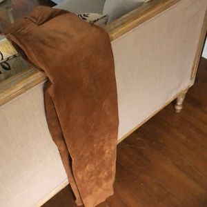 Suede Pants